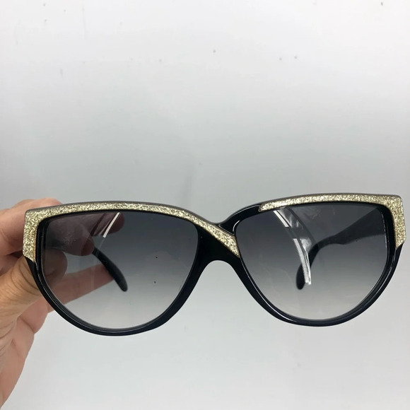 Vintage Colors in Optics gold glitter sunglasses - Picture 2 of 9